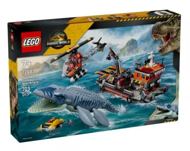 LEGO(R) JURASSIC WORLD 77983 Mosasaurus Boat Attack