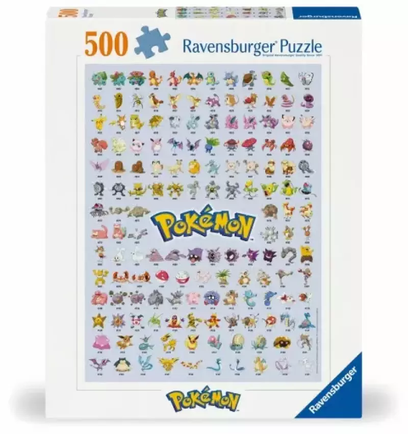 Puzzle 500 elementów. Pokemon. Postacie Puzzle 500 elementów. Pokemon. Postacie