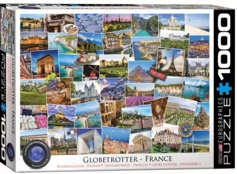 Puzzle 1000 elementów. Globtroter, Francja