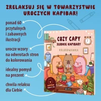 Cozy Capy. Słodkie kapibary. Kolorowanka, zdjęcie 2
