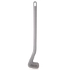 Szczotka do toalety silikonowa szara 40 cm - zdjęcie