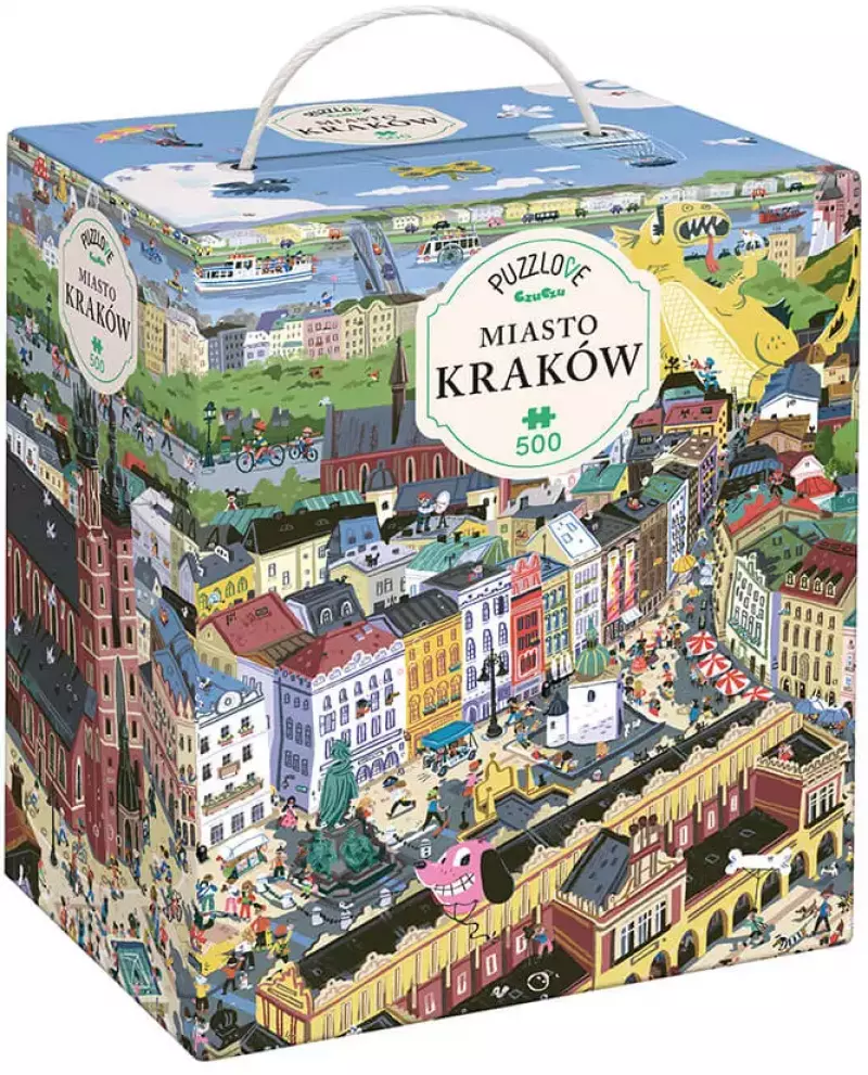 Puzzle 500 elementów. Puzzlove CzuCzu. Miasto Kraków Puzzle 500 elementów. Puzzlove CzuCzu. Miasto Kraków