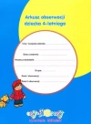 Arkusz obserwacji dziecka 4-letniego - zdjęcie