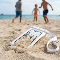 Tech-Protect UWC7 Universal Waterproof Floating Case 6.9 Inch White, zdjęcie 8