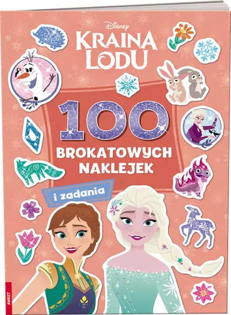 Kraina Lodu. 100 brokatowych naklejek Kraina Lodu. 100 brokatowych naklejek