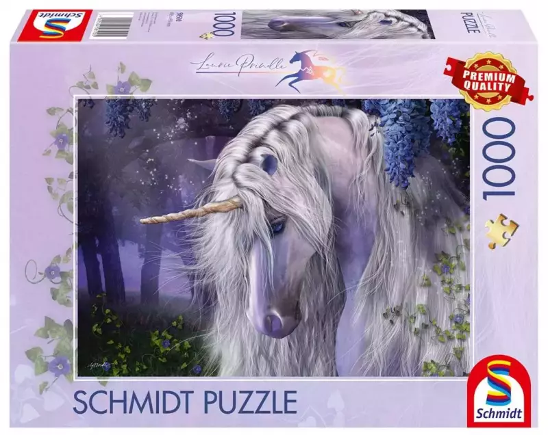 Puzzle 1000 Laurie Prindle Fioletowy jednorożec Puzzle 1000 Laurie Prindle Fioletowy jednorożec