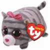TY Teeny Tys. Szary kotek Casie, 10 cm - zdjęcie