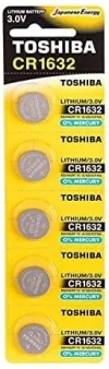 Bateria CR1632 3V litowa, Toshiba, 1 szt. - zdjęcie