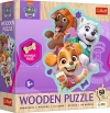 Puzzle drewniane 50 elementów. Psi Patrol. Wesoła gromadka piesków - zdjęcie