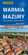 Warmia i Mazury - mapa atrakcji turystycznych 1:225 000 - zdjęcie