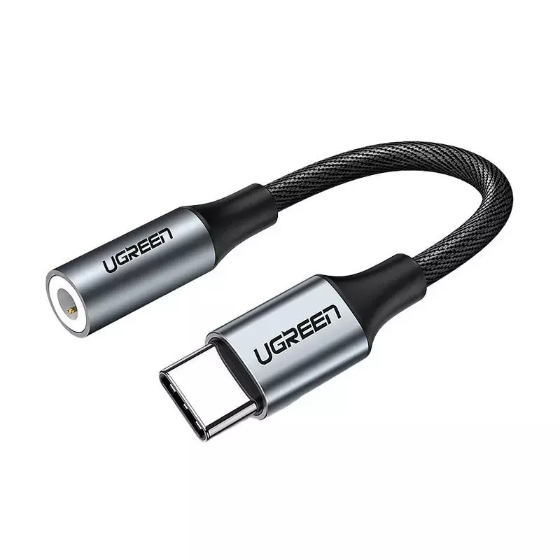 Adapter audio UGREEN AV142 USB-C do mini jack 3,5mm Adapter audio UGREEN AV142 USB-C do mini jack 3,5mm