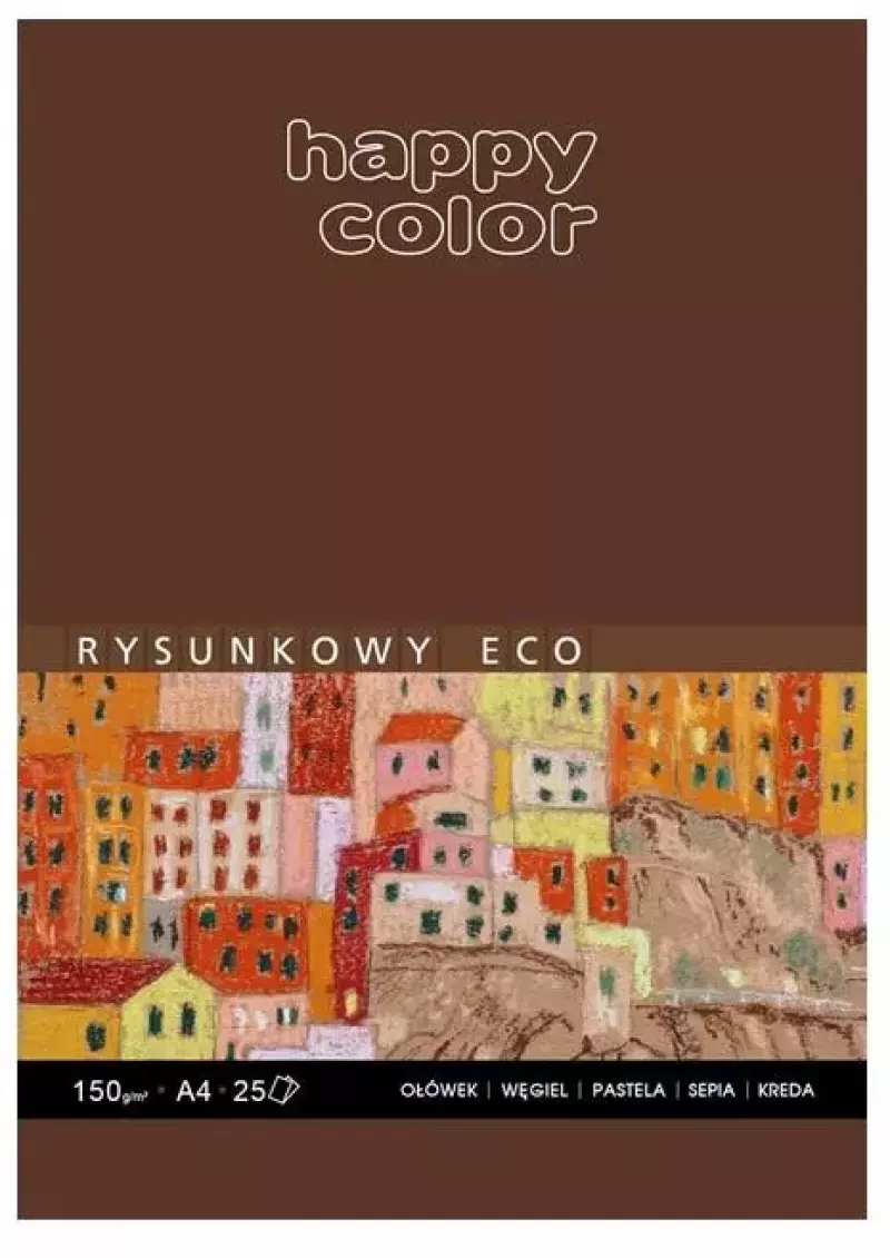 Blok rysunkowy ECO A4/25K 150g Happy Color Blok rysunkowy ECO A4/25K 150g Happy Color