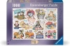 Puzzle 1000 Kalendarz Szalonych Kotów - zdjęcie