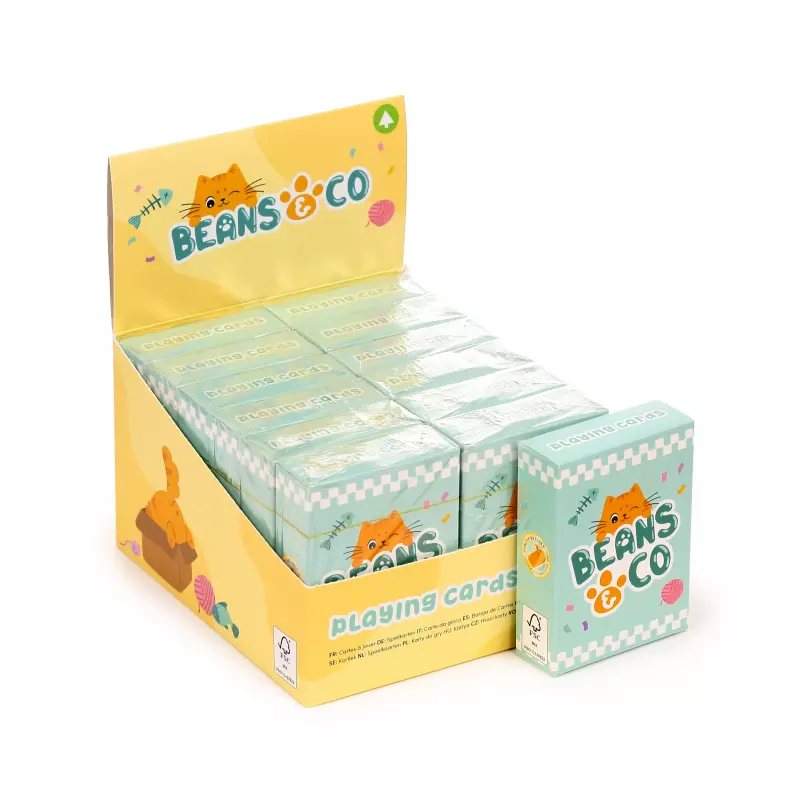 Standardowa talia kart do gry - Beans & Co Cats Standardowa talia kart do gry - Beans & Co Cats