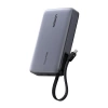 Powerbank 20000mAh Ugreen PB551, 145W, USB + USB-C, wbudowany kabel (szary) - zdjęcie
