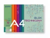 Blok techniczny A4 10 kartek kolorowych 250g/m2 BT-4 Penword - zdjęcie