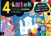 4-latek rysuje, wycina, nakleja. Kreatywna książeczka dla małego artysty - zdjęcie