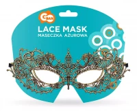 Maska ażurowa, złota, zdjęcie 2