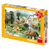 Puzzle XL 100 dużych elementów Dinozaury idealne dla dzieci 5+ - zdjęcie