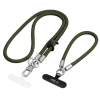Tech-Protect C10S Rope Crossbody & Wrist Olive GREEN/TITANIUM - zdjęcie