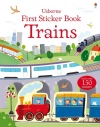 First Sticker Book Trains wer. angielska - zdjęcie