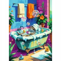 Trefl Puzzle Premium Plus Quality 1000 el. Miau, Relaks, Powtórz, zdjęcie 2