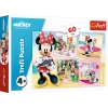 Puzzle 60 elementów. Urocza Minnie - zdjęcie