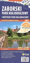Mapa turyst. - Zaborski Park Krajobrazowy 1:25 000 - zdjęcie