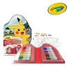 Crayola Zestaw artystyczny (kolorowanki dla dzieci, naklejki i flamastry) 47 el. Pokemon 4+ - zdjęcie