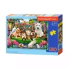 Puzzle 180 elementów. Zwierzęta w parku - zdjęcie