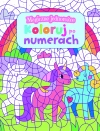 Magiczne jednorożce. Koloruj po numerach - zdjęcie