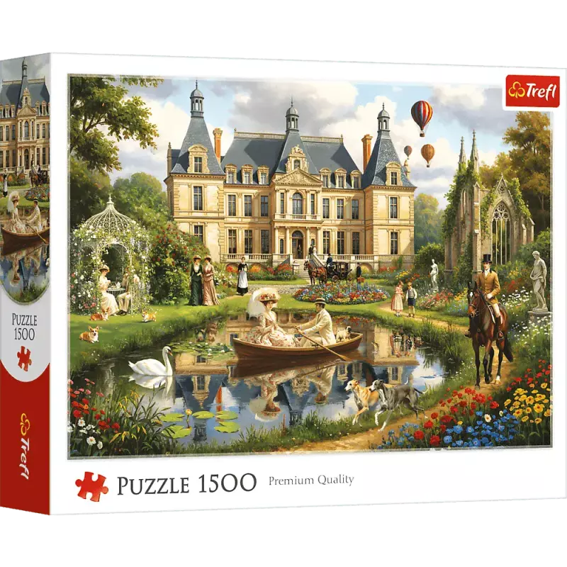 Puzzle 1500 elementów. Pałac nad wodą Puzzle 1500 elementów. Pałac nad wodą