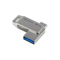 Pendrive Goodram USB + USB C 64GB srebrny, zdjęcie 3