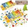 Układanka drewniana- sorter 6w1 Kruzzel 22636 - zdjęcie