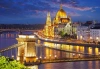 Puzzle 2000 elementów. Budapeszt o zmierzchu - zdjęcie
