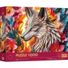 Puzzle 1000 elementów. Paper Art: Wilk - zdjęcie