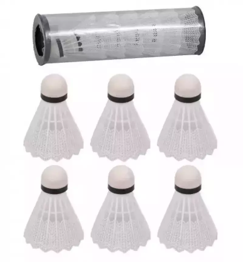 Lotki plastikowe do badmintona (6 sztuk) Lotki plastikowe do badmintona (6 sztuk)