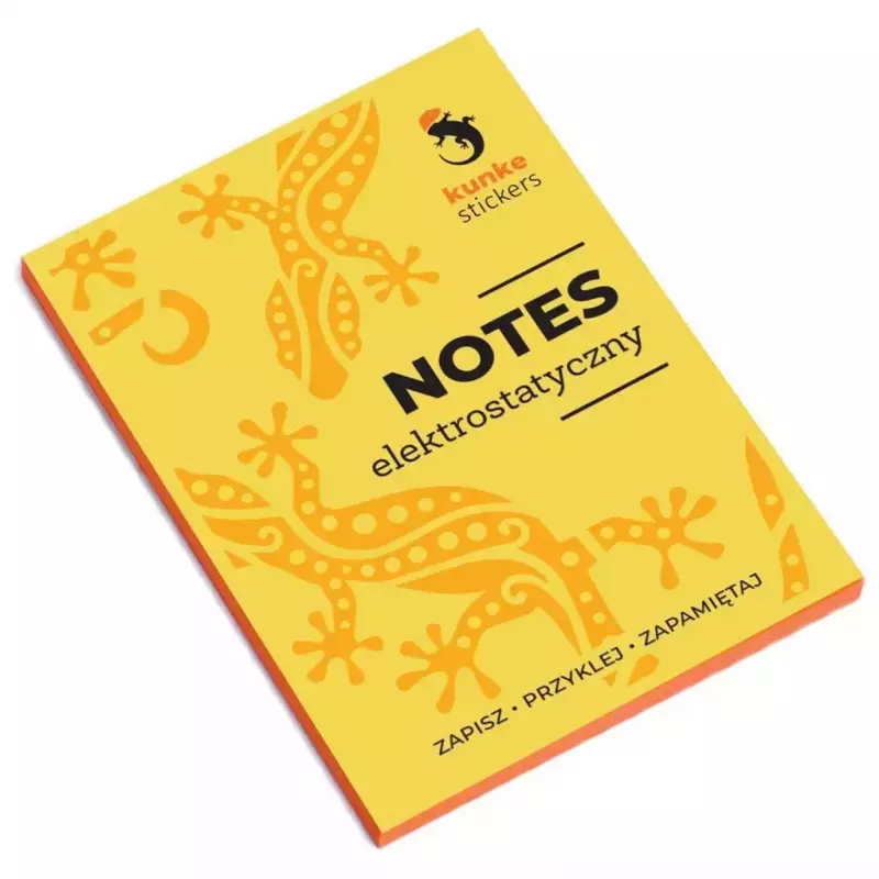 Notes elektrostatyczny pomarańczowy 100 karteczek Notes elektrostatyczny pomarańczowy 100 karteczek