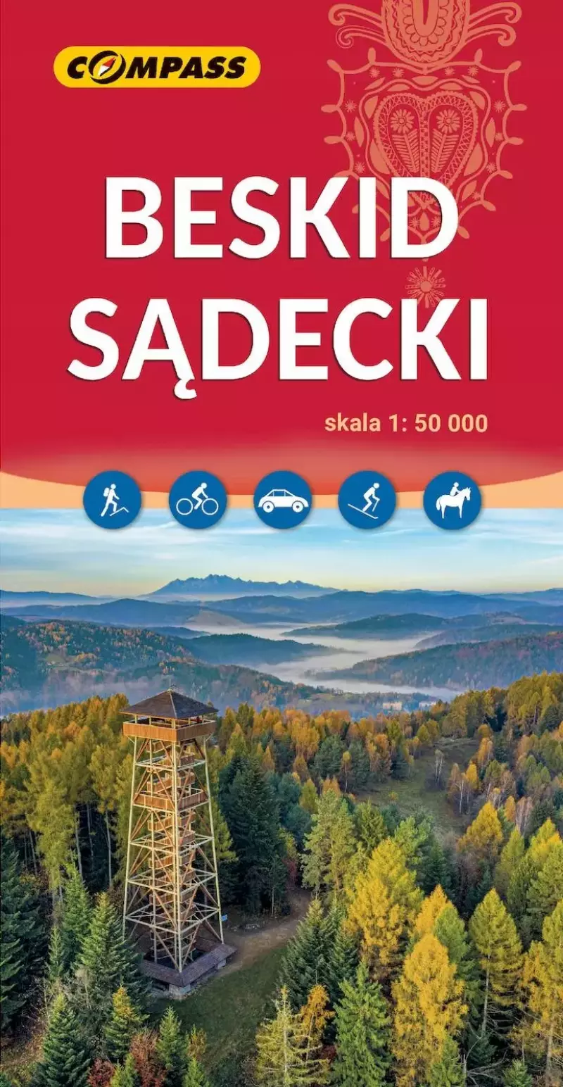 Mapa - Beskid Sądecki 1:50 000