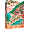 Puzzle 1000 elementów. Premium Plus. The Art of Colour. Positano, Włochy - zdjęcie
