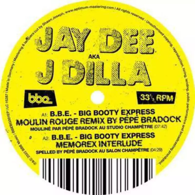 J Dilla - B.B.E. - Big Booty Express, Winyl J Dilla - B.B.E. - Big Booty Express, Winyl