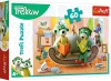 Puzzle 60 elementów. Rodzina Treflików. Wspólne czytanie bajek - zdjęcie