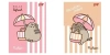 Zeszyt A4/32k linia dwukolorowa Pusheen - zdjęcie
