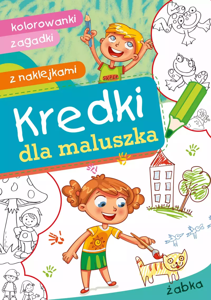 Kredki dla maluszka. Żabka Kredki dla maluszka. Żabka