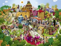Puzzle 1500 elementów. Cukrowe wzgórza + plakat, zdjęcie 2