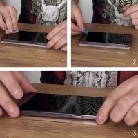 2 szt. szkło hartowane na cały ekran z ramką Case Friendly Wozinsky Full Glue iPhone 15 Pro - czarne, zdjęcie 9