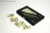 Domino czarne 28 sztuk w etui - zdjęcie