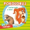 Pokoloruj. Zwierzaki z lasu - zdjęcie