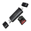 Czytnik kart Ugreen 2w1 USB-C / USB-A SD 4.0 UHS-II - czarny - zdjęcie