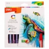 Pastele olejne Color Emotion 24 kolory DELI - zdjęcie